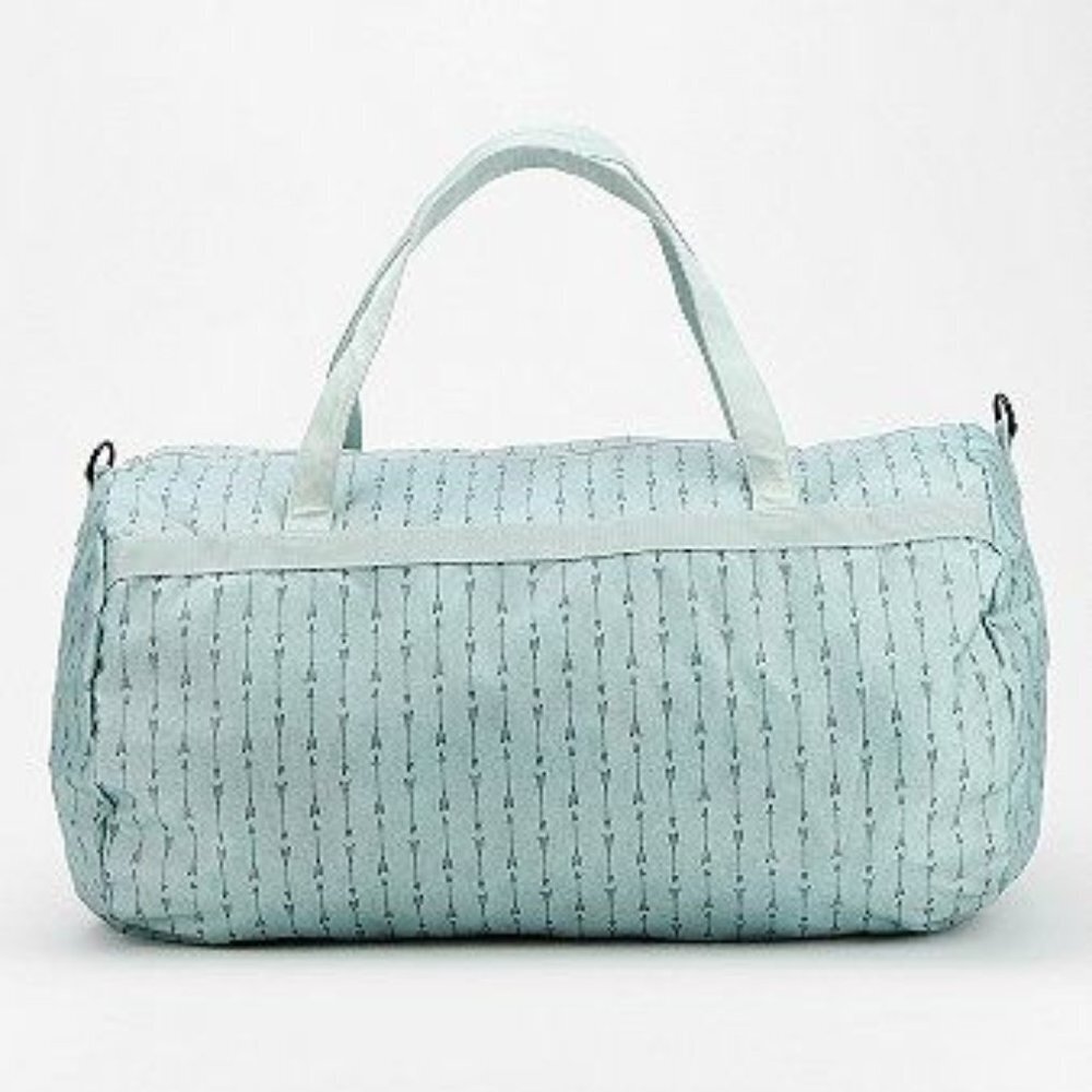 BDG Lightweight Nylon Arrow Print Duffle Bag – Foldable & Travel-Ready​